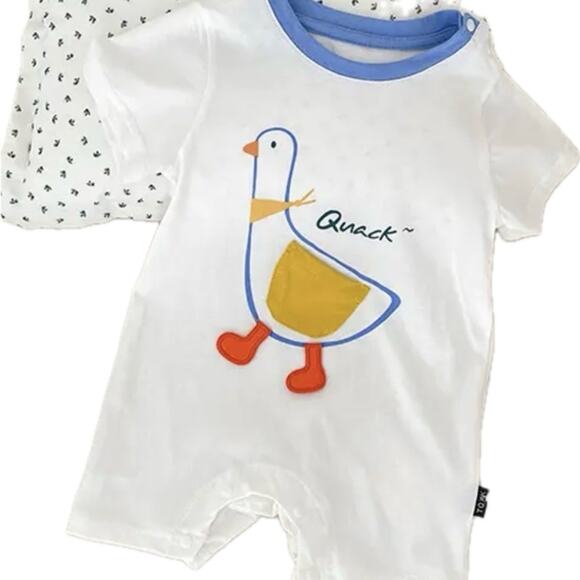 New lot of 3 spring summer duck outfits 0-3 - Picture 1 of 4